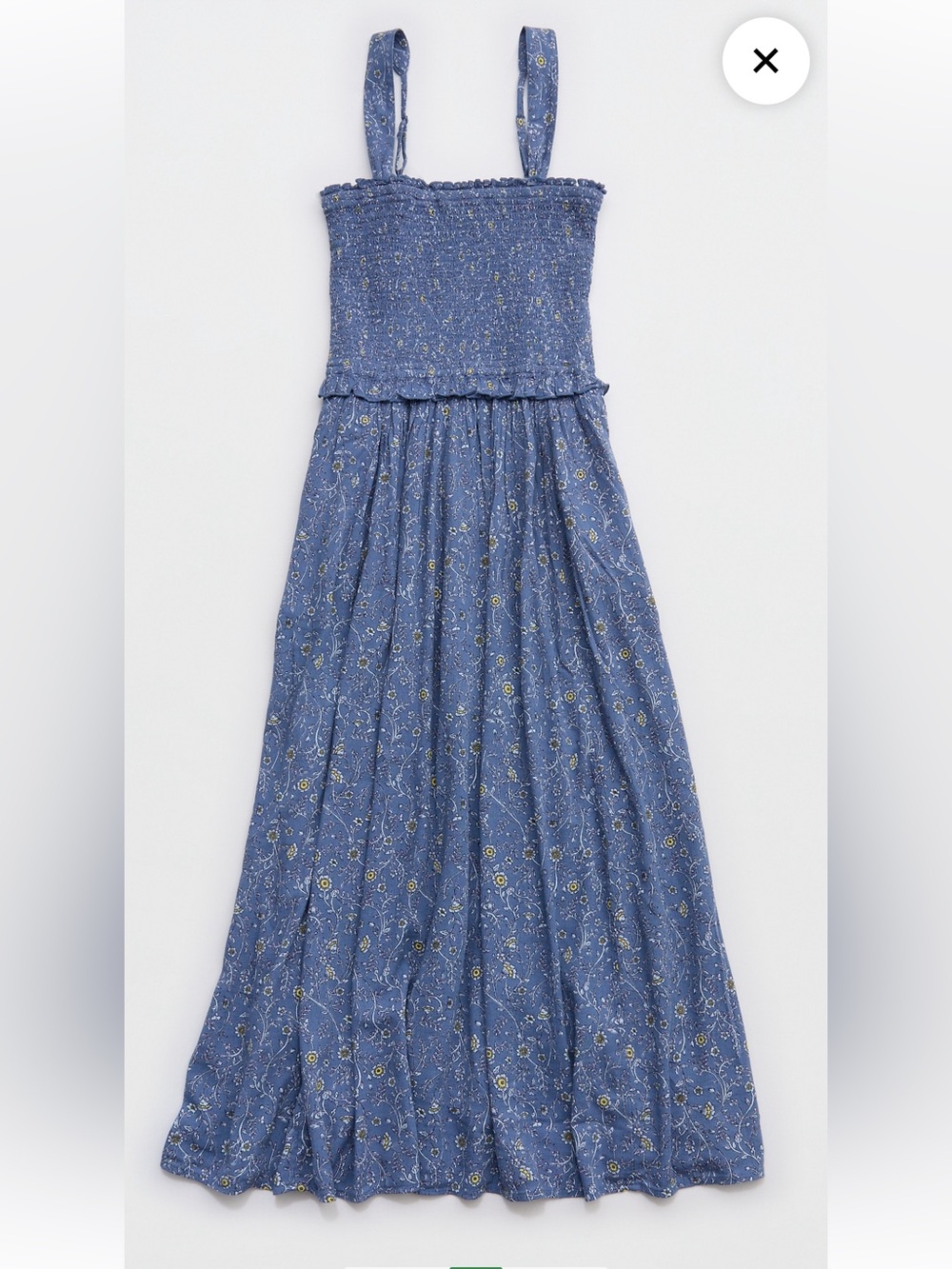 NWOT Aerie Smocked Midi Dress